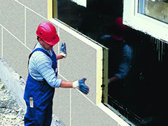 外墙保温施工要点当基层墙体验收合格后，就可进行保温层施工。